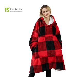 New Blanket Sweatshirt Huggle Hoodie Ultra Plush Blanket Hoodie Soft&warm